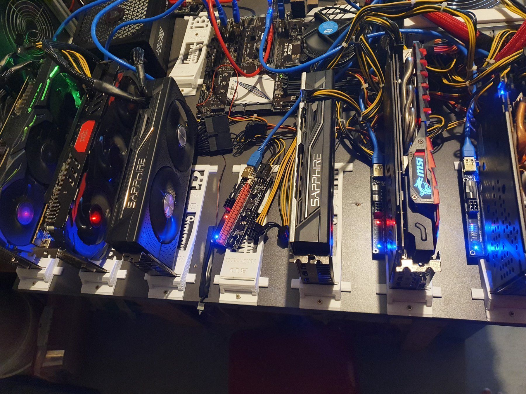 Coin Miner: RIG ETH 197 Mh/s 7 x GPU Ethereum – Usato da Flurlingen venduto da LS2011100 1