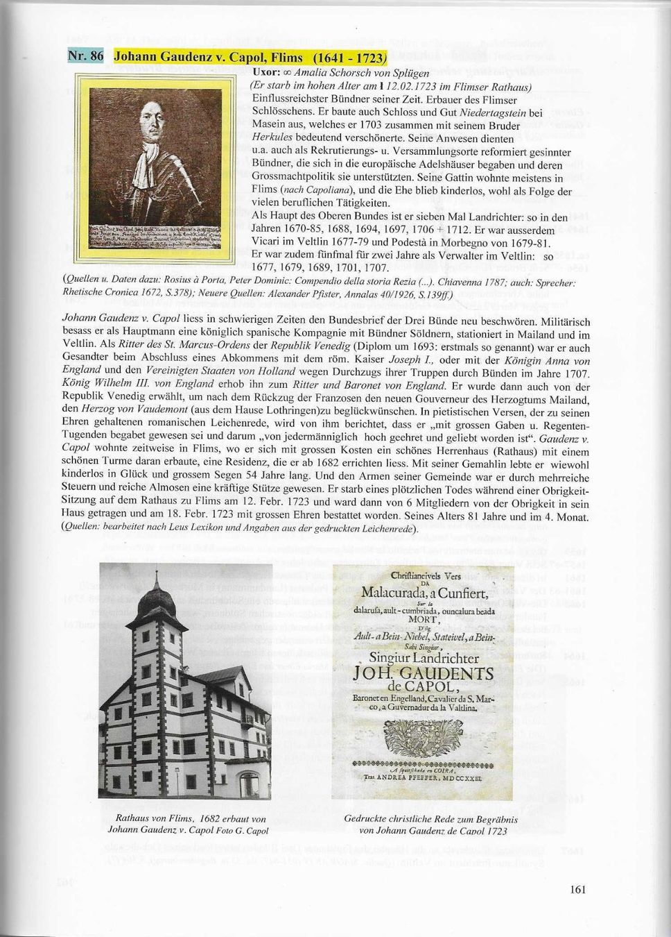 Libri: Capolia Genealogische Chronik - Georges Capol – Usato da Flims - Dorf venduto da Stagediver 5