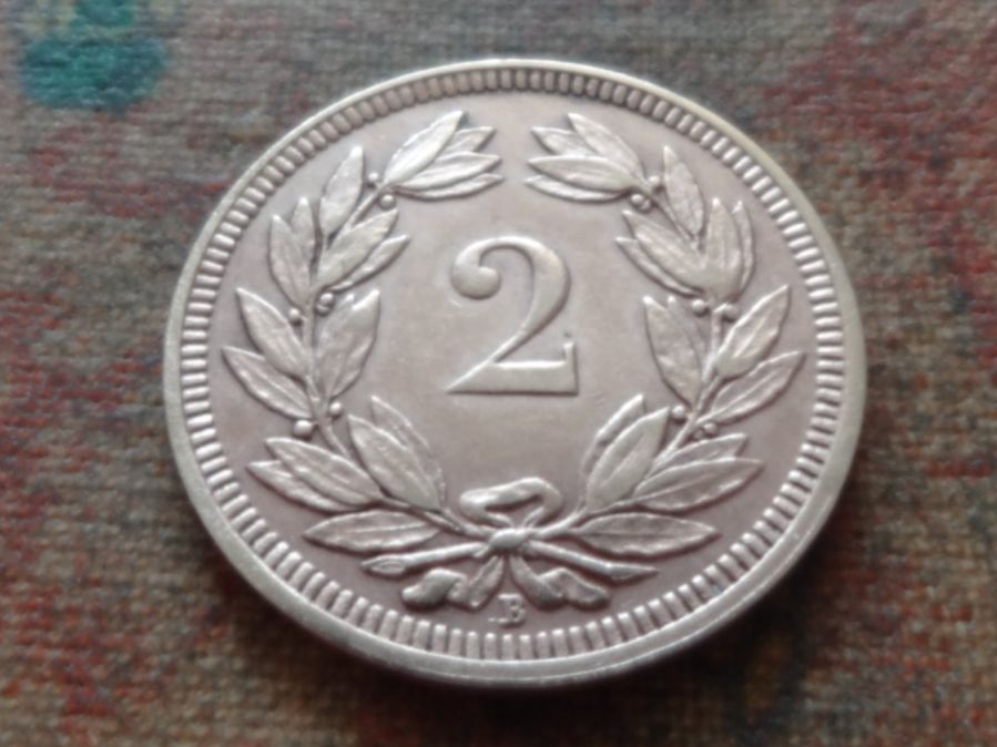 Tutti le monete: 2 Rp. 1899  (A) – Usato da Romanel-sur-Lausanne venduto da Swift13 1