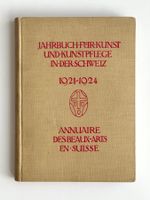 Jahrbuch Kunst & Kunstpflege Schweiz 1921–1924