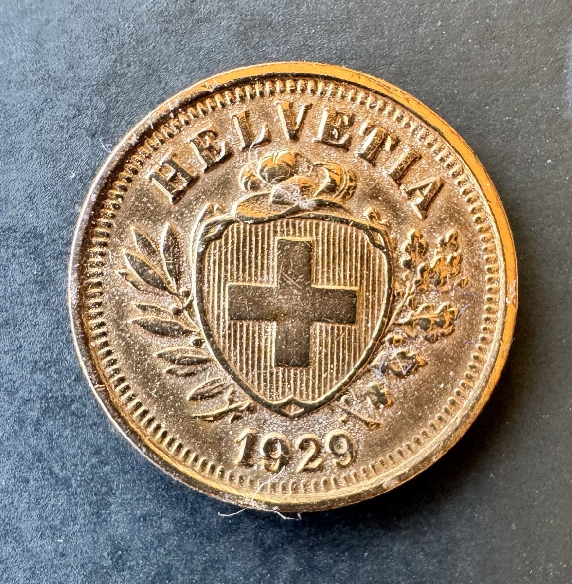 Alle Münzen: 1 Rappen 1929 – Gebraucht aus Meilen von coins4sale