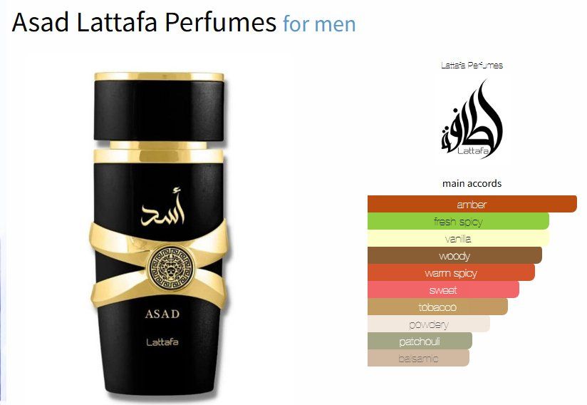 Lattafa Profumi & Eau de Toilette: Lattafa Asad - 2ml - Tester/Sample – Nuovo (secondo la descrizione) da Bellinzona venduto da francescouv 1