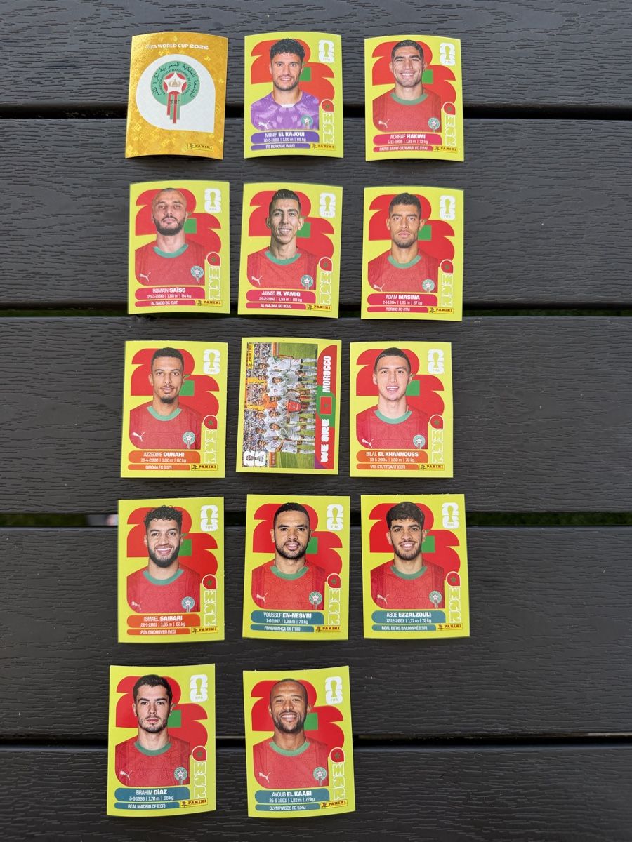 Panini Carte collezionabili: Panini Sticker WM 2026, Diverse Marokko – Nuovo (secondo la descrizione) da Seengen venduto da Gegu2