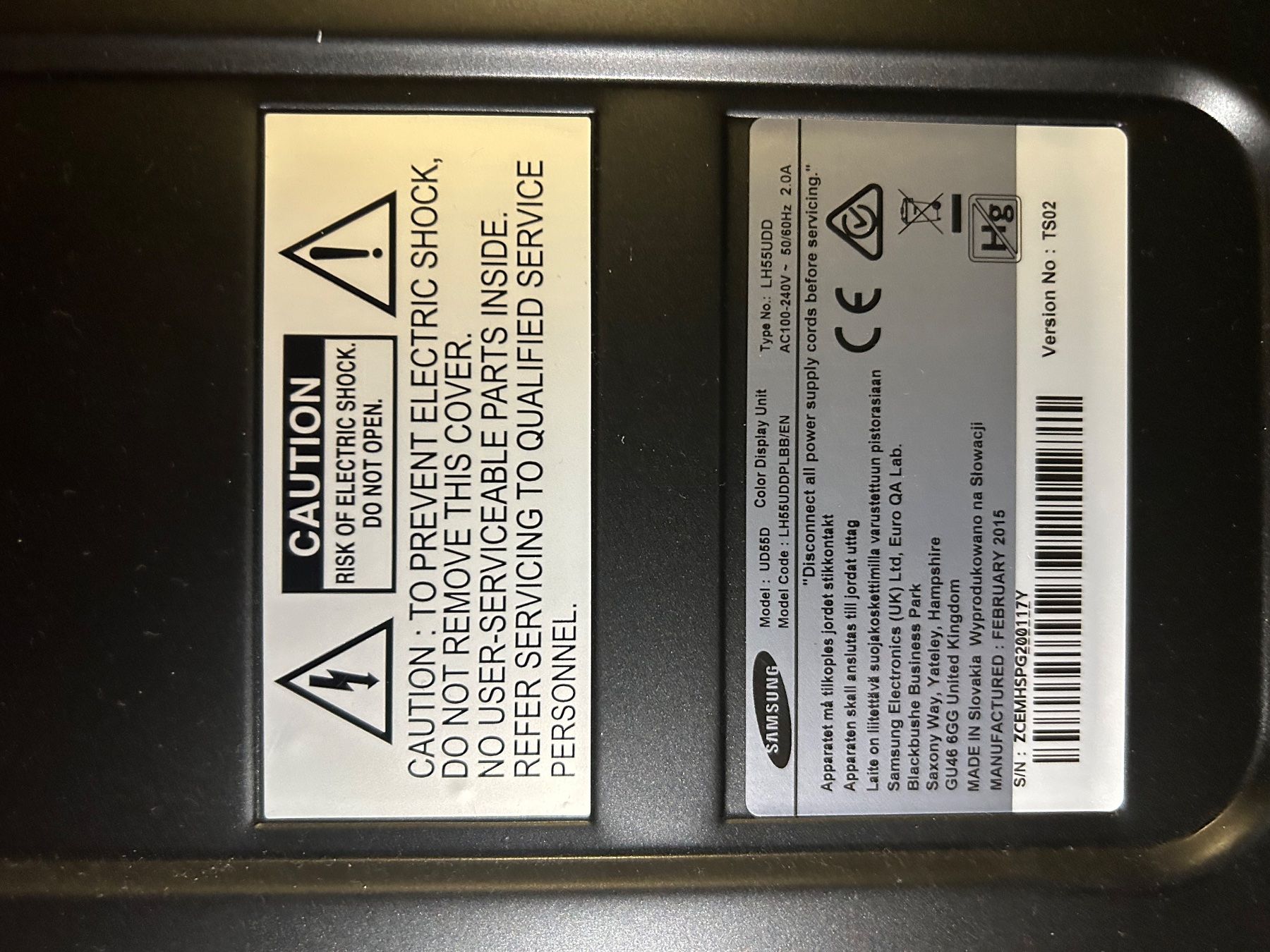 Samsung Monitor: Samsung Videowall Display 55 LH55UDEBLBB/EN – Nuovo (secondo la descrizione) da Bremgarten AG venduto da Makmaer-13 1