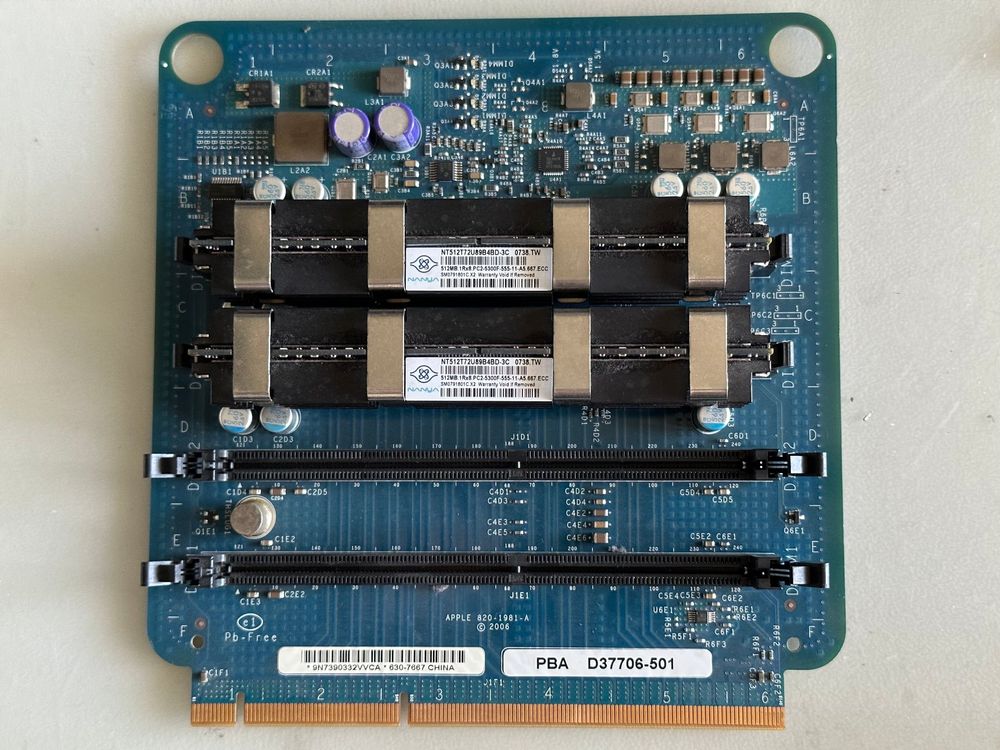 Apple Mac Pro A1186 Memory Riser Board + Ram | Kaufen auf Ricardo