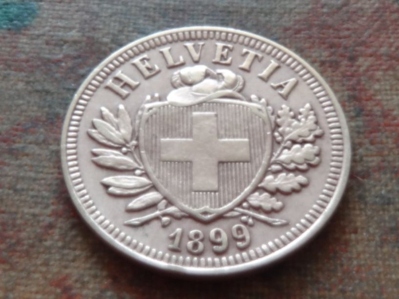 Tutti le monete: 2 Rp. 1899  (A) – Usato da Romanel-sur-Lausanne venduto da Swift13