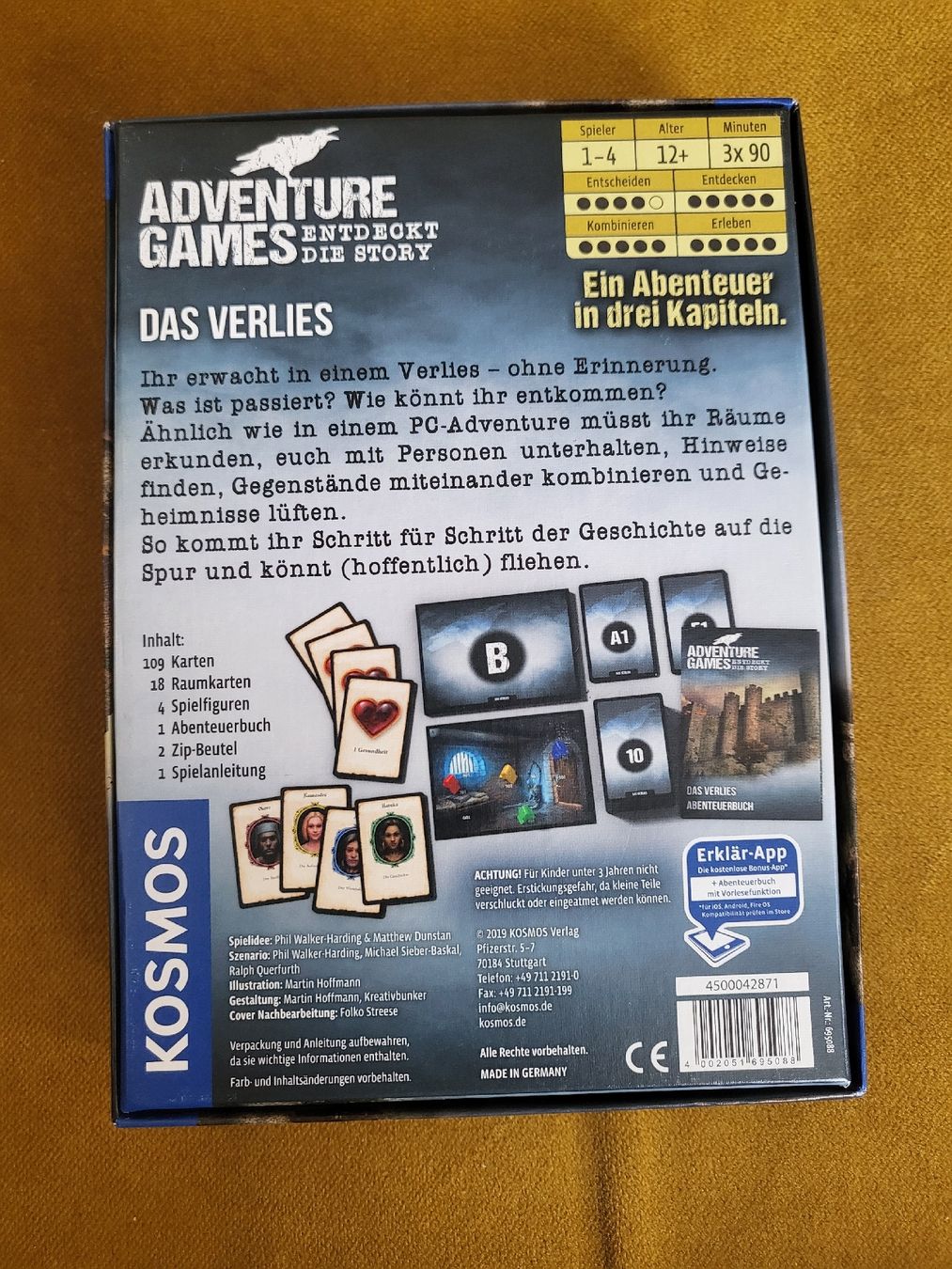 Kosmos Giochi: KOSMOS / Adventure Games / Das Verlies – Nuovo (secondo la descrizione) da Lömmenschwil venduto da S4BR1N4 1
