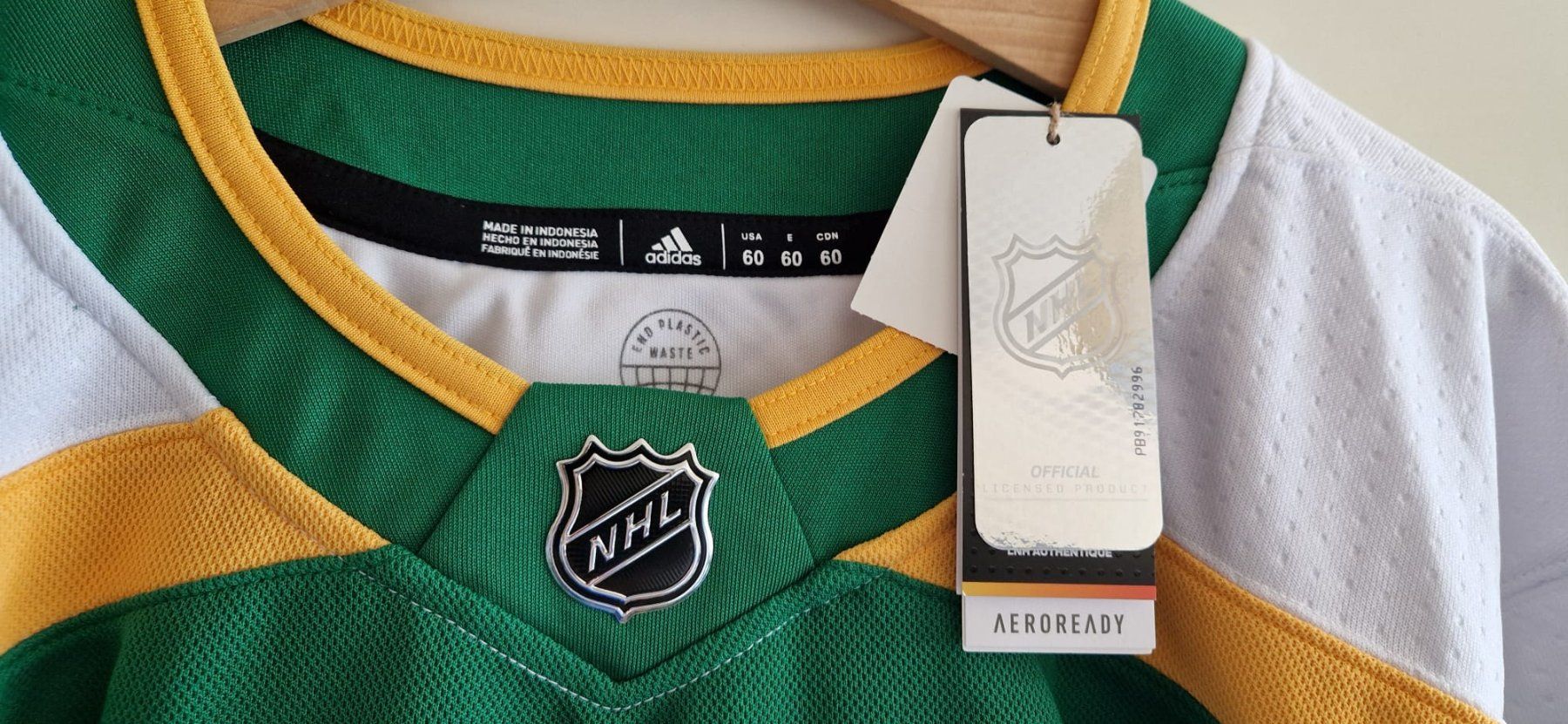 Adidas Canottiere & Pantaloni: Maillot ADIDAS NHL MINNESOTA WILD – Nuovo (secondo la descrizione) da Lutry venduto da SwissBBCards 3