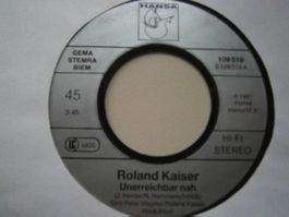 Vinyl-Single Roland Kaiser - Unerreichbar nah