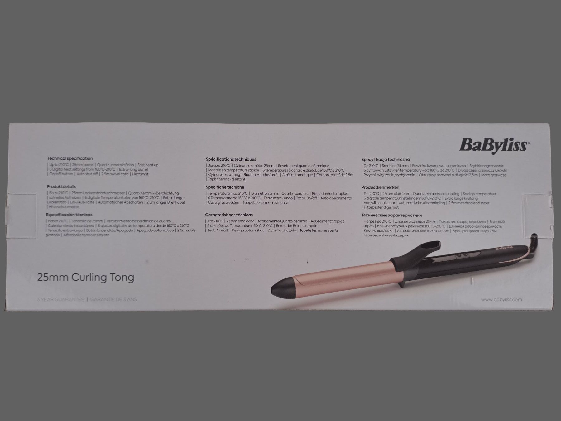 BaByliss Piastre & Arricciacapelli: BABYLISS 25 mm Lockenstab Typ C451E – Nuovo (secondo la descrizione) da Männedorf venduto da Restwert_Maennedorf 3
