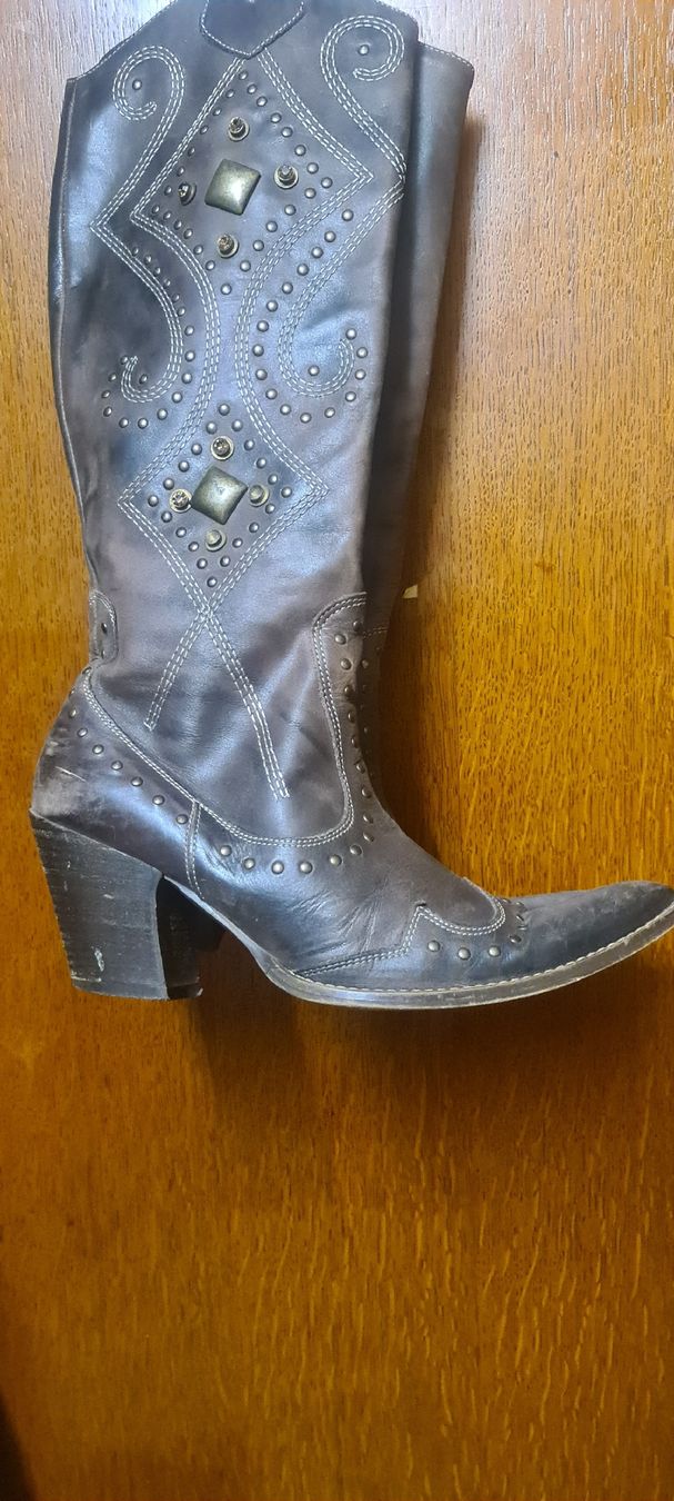 Scarpe da donna: Leder Stiefel – Usato da Bellerive VD venduto da Hermes5 3