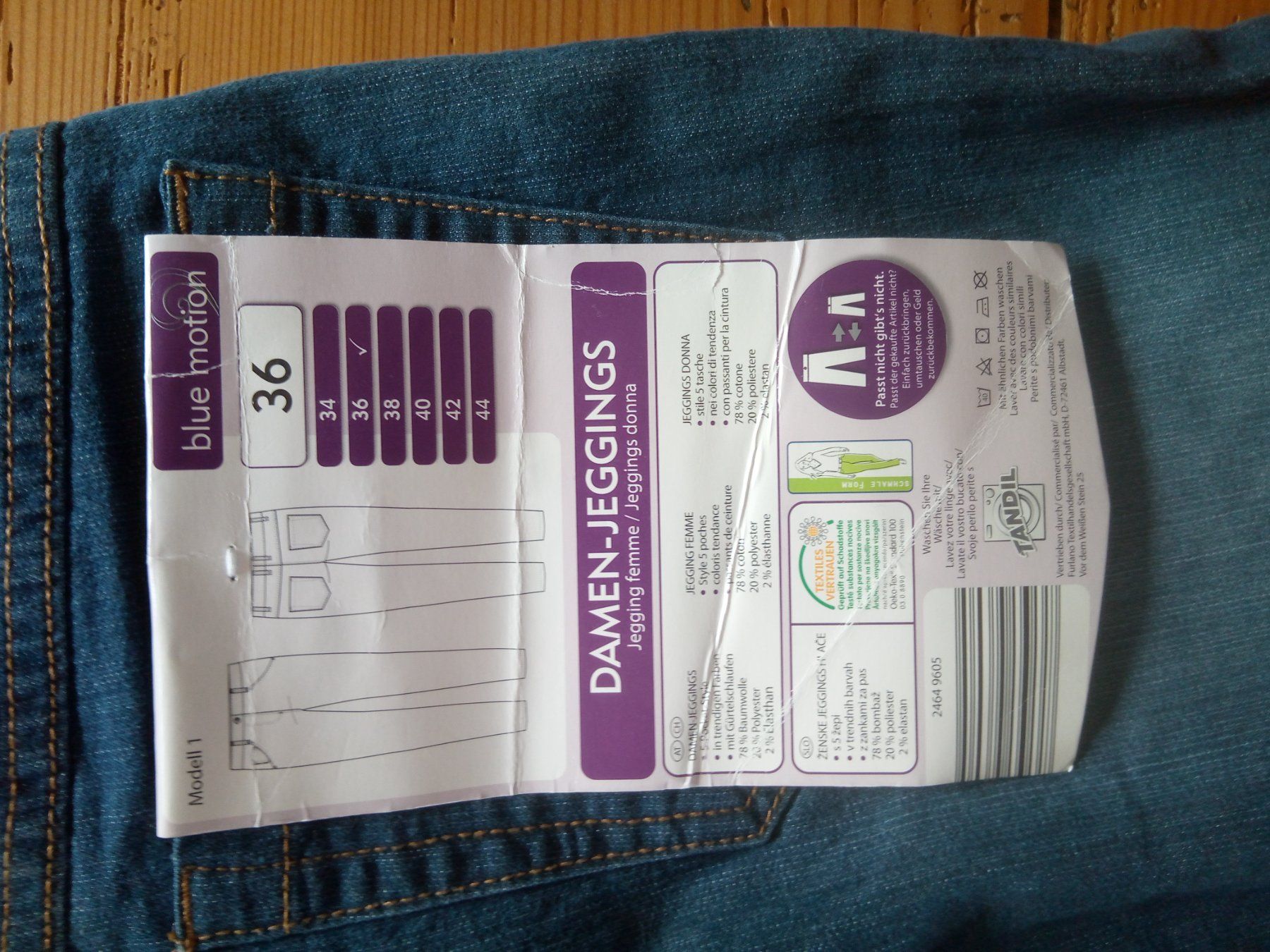 Jeans: Jeans "Jeggins" Gr. 36 NEU – Neu (gemäss Beschreibung) aus Magden von Mandy13 1