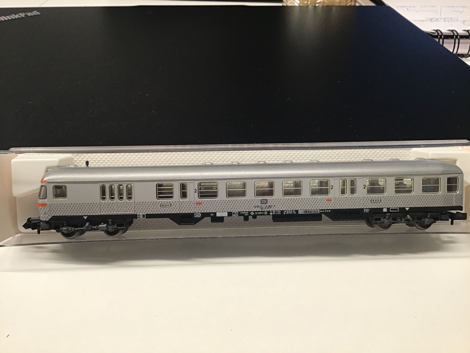 Fleischmann Modellini di ferrovie: Fleischmann 8120 Silberling DB - N beleuchtet – Usato da Männedorf venduto da Modelle-aller-Art