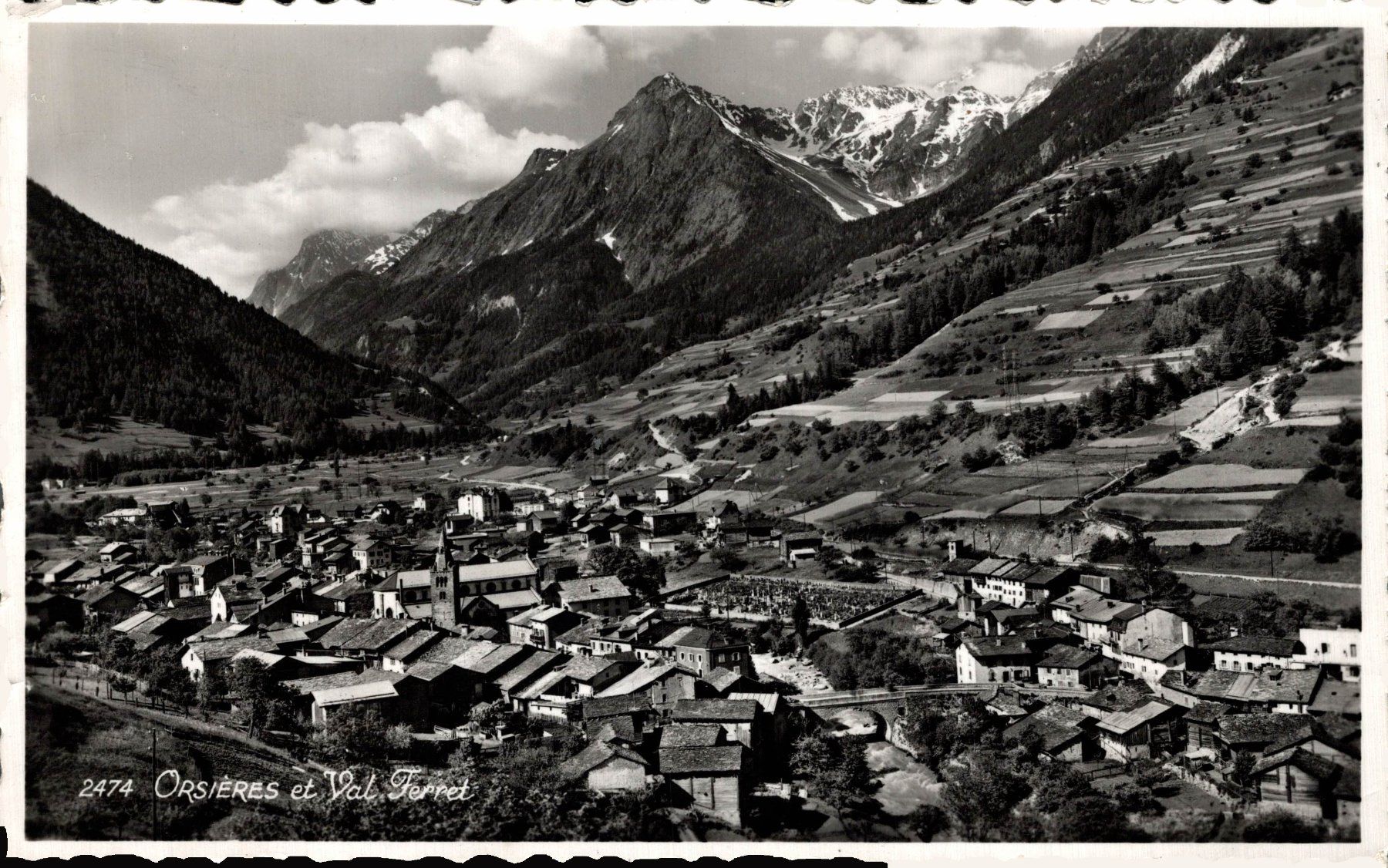 Cartoline postali: Orsières et Val Ferret – Usato da Bronschhofen venduto da Astore