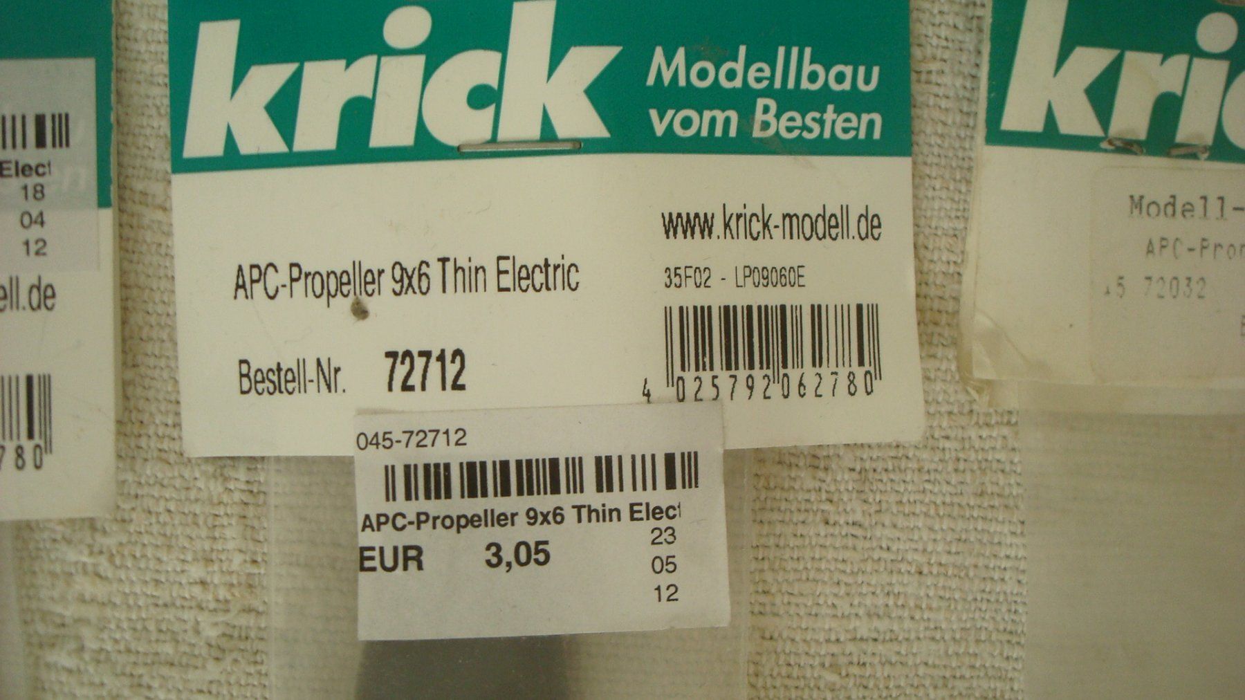 RC Modellbau: 6 APC-Propeller Krick Modellbau – Neu (gemäss Beschreibung) aus Münchenstein von Pesci6 1