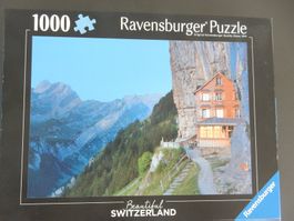 Ravensburger Puzzle Aescher 1000 Teile gebraucht