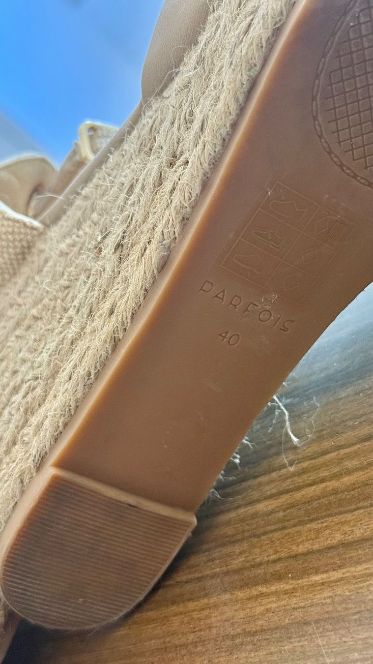 Scarpe da donna: Parfois Keilsandaletten Beige – Nuovo (secondo la descrizione) da Bern venduto da mo.ma12 2