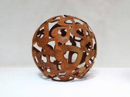 Rostkugel Herzen D 40cm