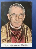 Papst Giovanni Paolo l. Johannes Paul I. - Vintage Postkarte