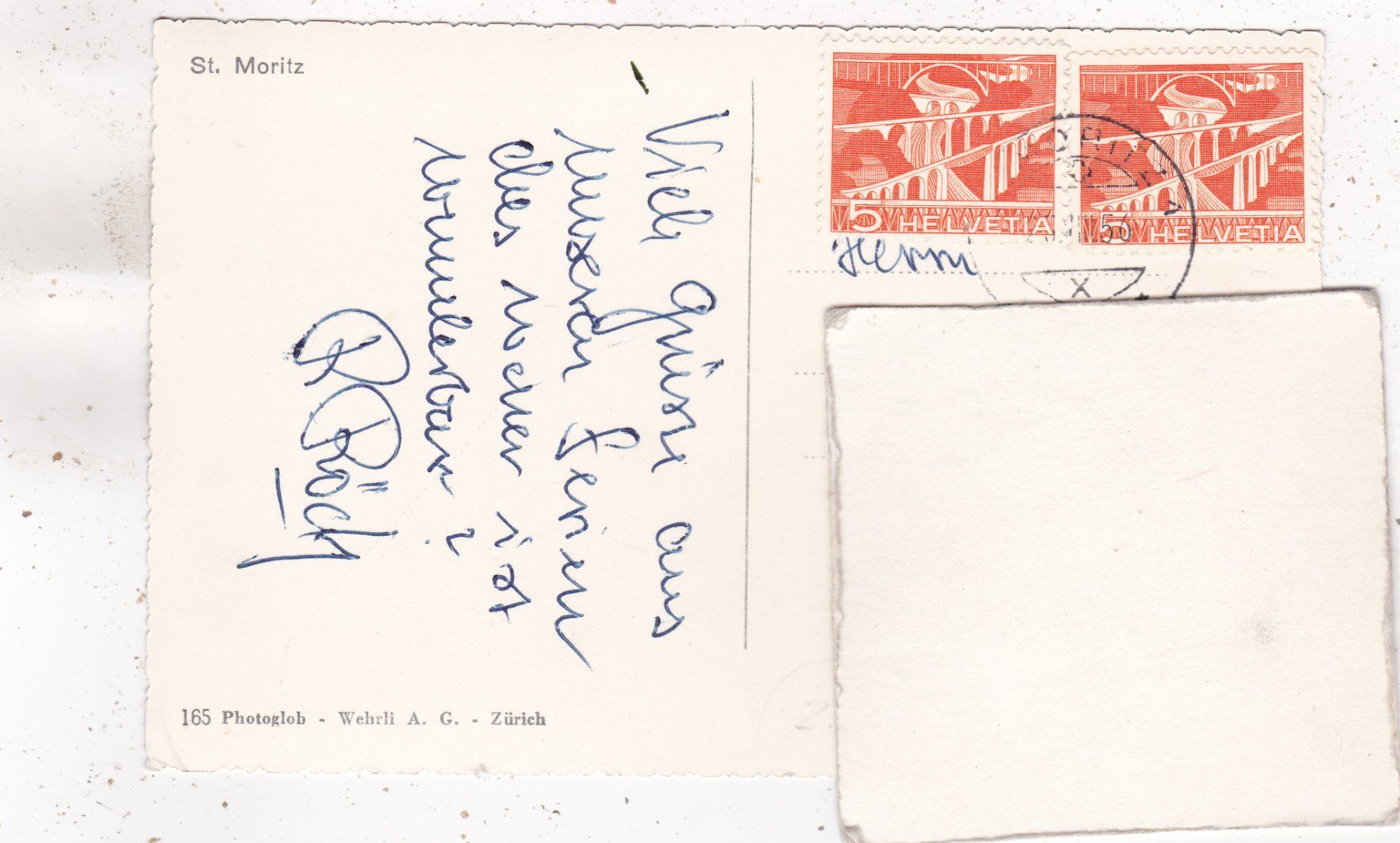 Cartoline postali: St. Moritz 1956 – Usato da Herisau venduto da Lisegrat2008 1