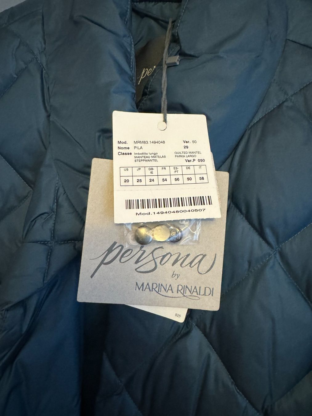 Marina Rinaldi Vestes: Doudoune " Marina Rinaldi ", taille 29 – Neuf avec emballage d'origine à Lausanne par videofun 1