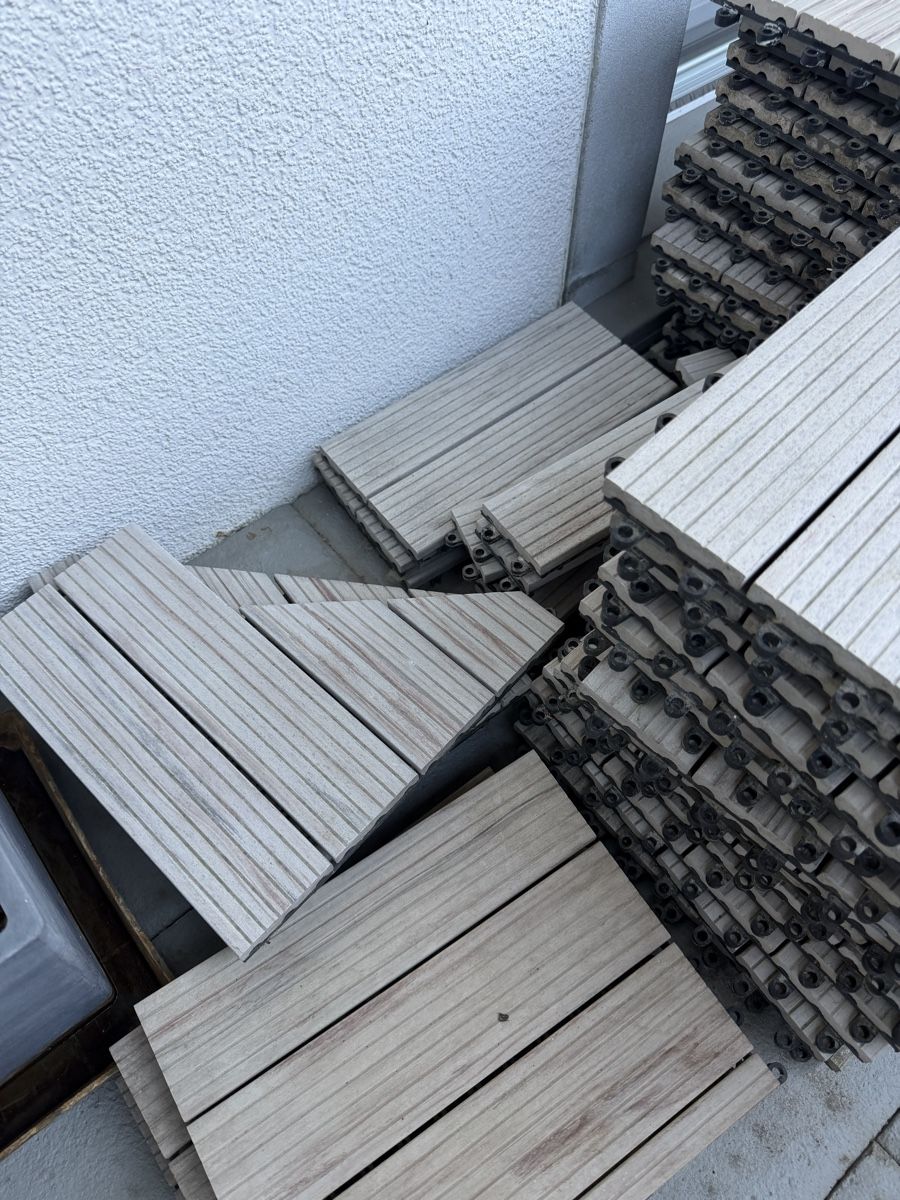 Bodenbeläge: WPC Fliesen  – Gebraucht aus Stadel von nicibaer08 2