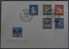 Pro Patria FDC-Couvert 1965 ET-Gestempelt