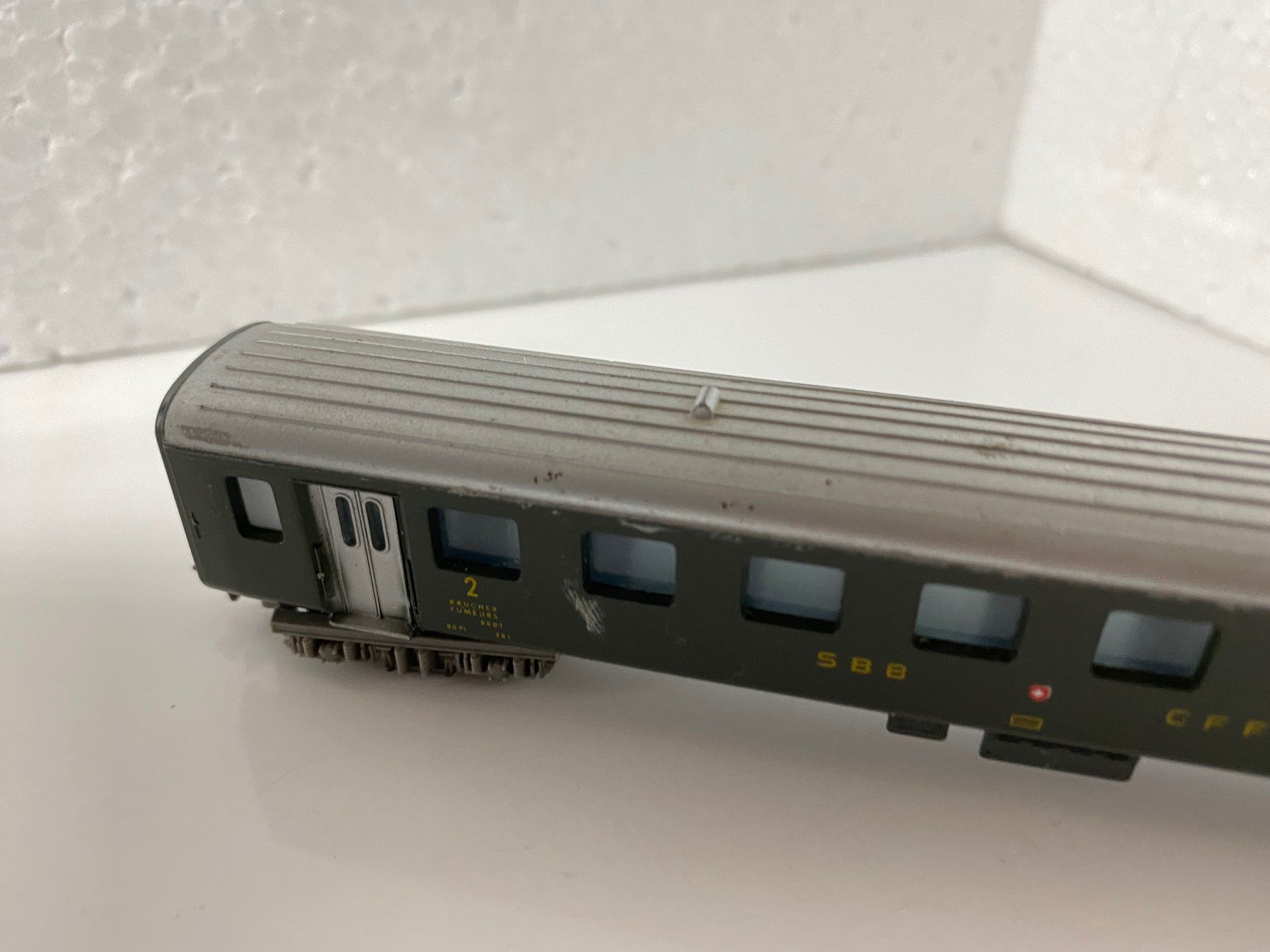 Lima Modellini di ferrovie: SBB Waggon Spur N Lima defekt, Kratzer 22 – Difettoso da Kerzers venduto da tisyayasuBE 2