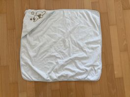 Baby-Badetuch mit Kapuze/Elefanten-Motiv