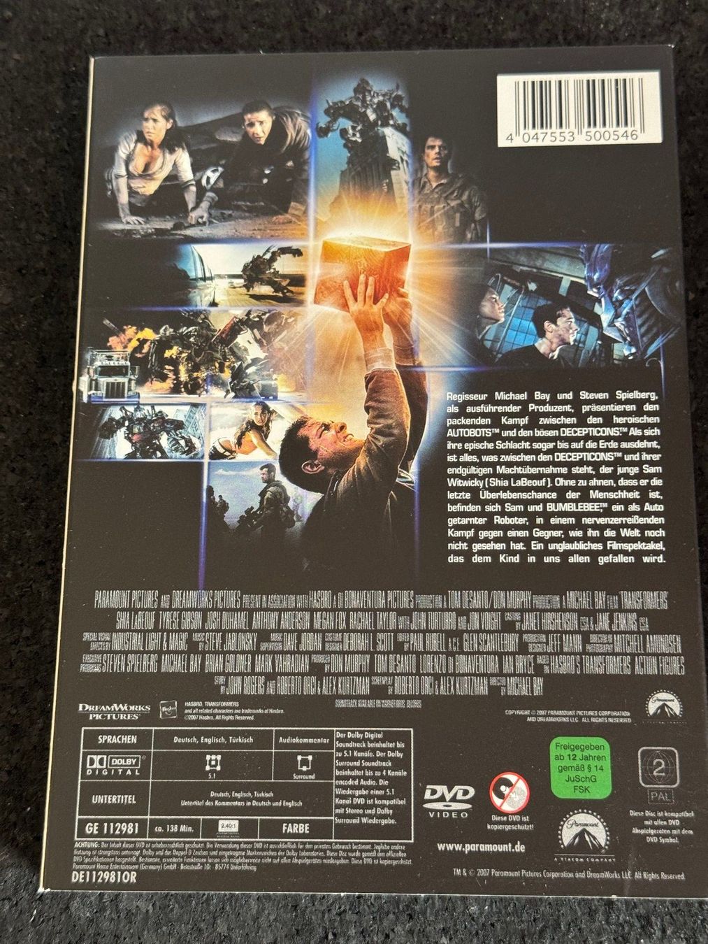 Tutti i DVDs: TRANSFORMERS a Michael Bay Film DVD DE/EN/TK – Usato da Fribourg venduto da tschjoly 3