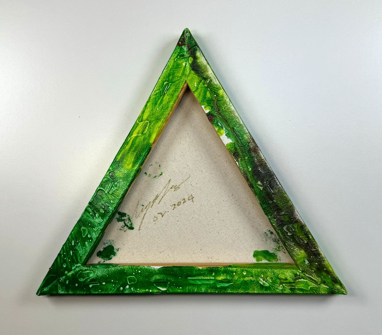 Dipinti: Acryl-Flüssigmalerei, Dreieck – Usato da Schlieren venduto da MayaSheng1983 2