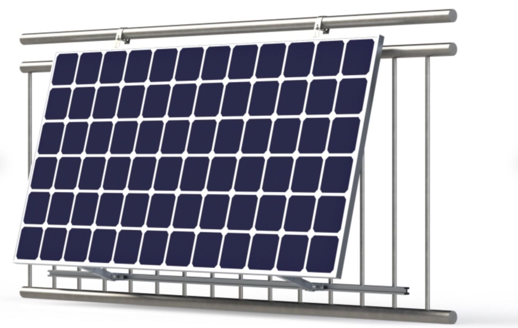 Dispositivi a energia solare: Solarhalterung Balkonkraftwerk V2.0 schwarzmatt oder silber – Nuovo e nell'imballaggio originale da Kirchberg BE venduto da thomiko