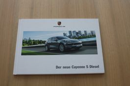 Porsche Cayenne S Diesel V8 Hardcover Prospekt 9/2012