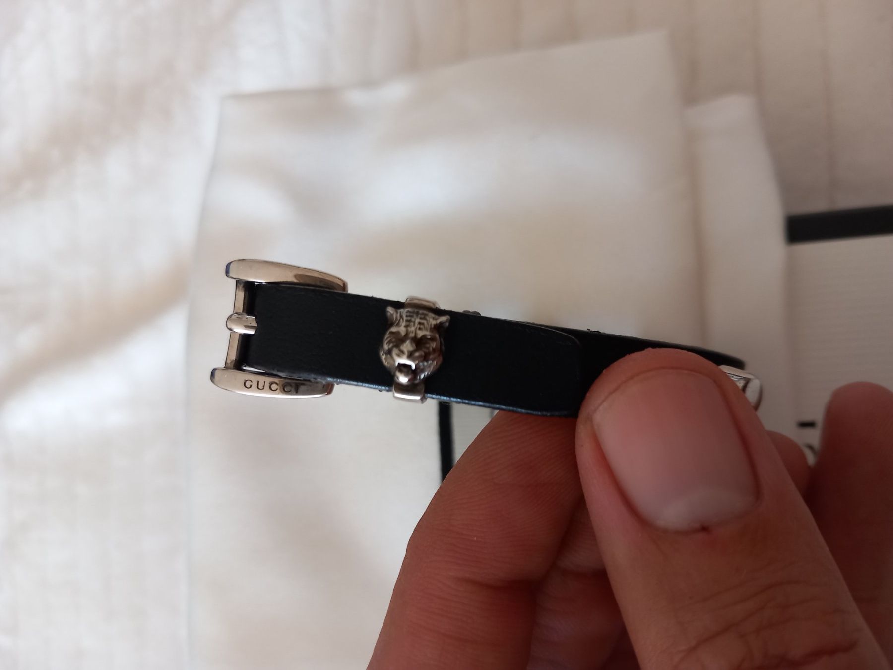 Gucci Bracciali & Braccialetti: Gucci bracelet cuir – Usato da Le Grand-Saconnex venduto da Rgt87 3