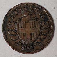 2 RAPPEN / SCHWEIZ 1907