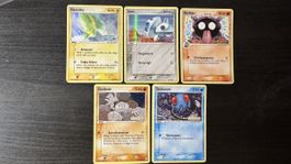 Bundle Ex ära Holo Reverse Pokémon cards