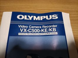 Olympus VX-C500-KE Camcorder, mit Zubehör