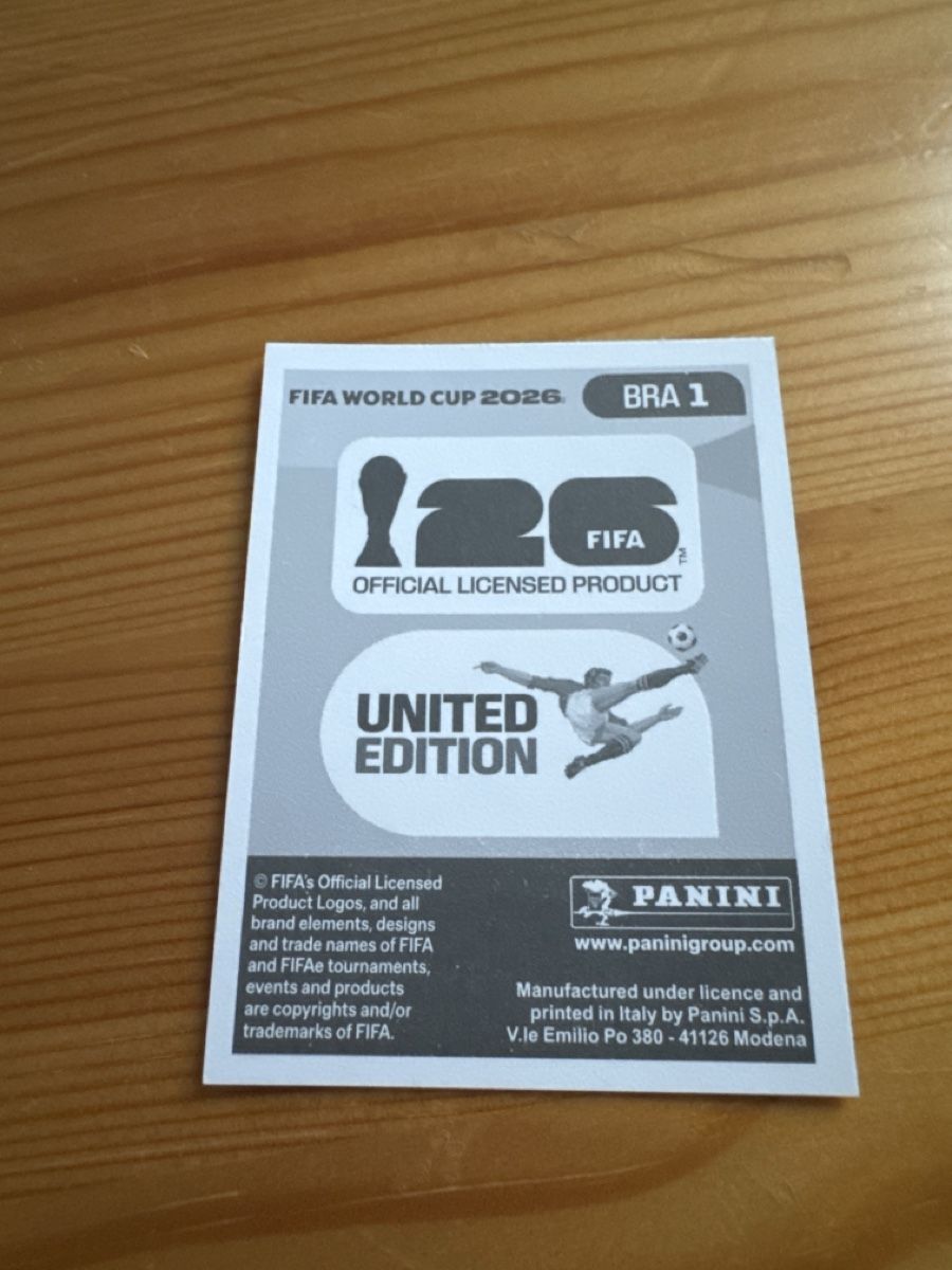 Panini Carte collezionabili: Panini FWC 2026 BRA1 – Usato da Vesenaz venduto da miguelfdfrade 1