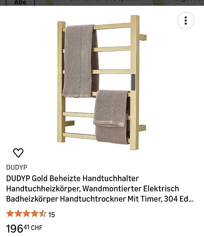 Portes-serviettes: beheizte handtuchhalter  – D'occasion à Adligenswil par balboa5 2
