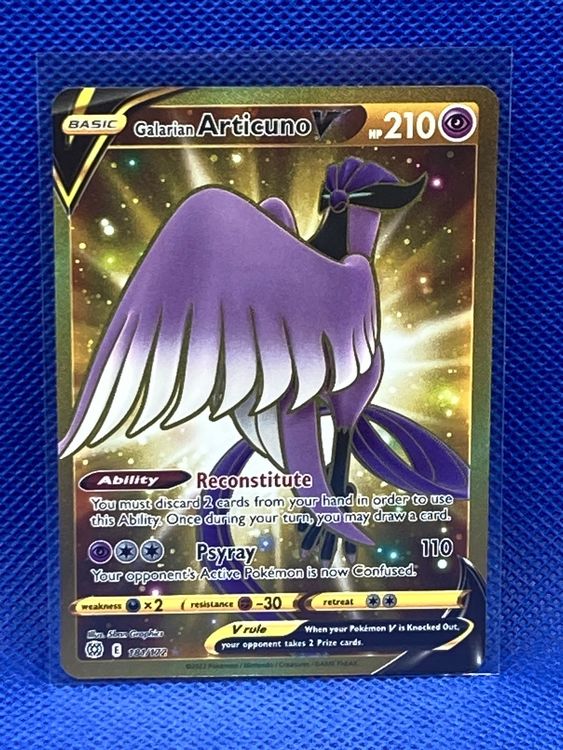 Pokemon Brilliant Stars / Galarian Articuno V 181 / 172 EN | Kaufen auf ...