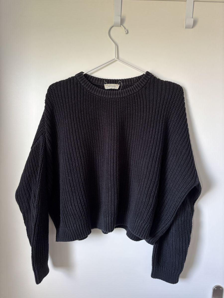 Dariadéh Pullover & Sweatshirts: dariadéh black sweater cropped – Gebraucht aus Biel/Bienne von maj_n