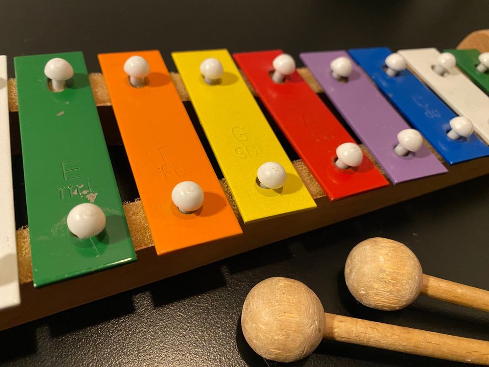 Xylophon Glockenspiel Kinder Holz mit Schläger Instrument Kaufen auf