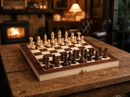 Échecs magnétiques pliable en bois 40 cm ( NEUF )