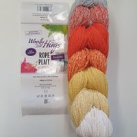1Kn. ROPE PLAIT Wolly Hugs Fb. 185-E2000788 gelb
