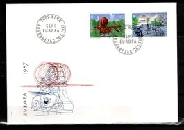 1987 - FDC / Europam. - Scarabäus & Basler Fasnachtsbrunnen