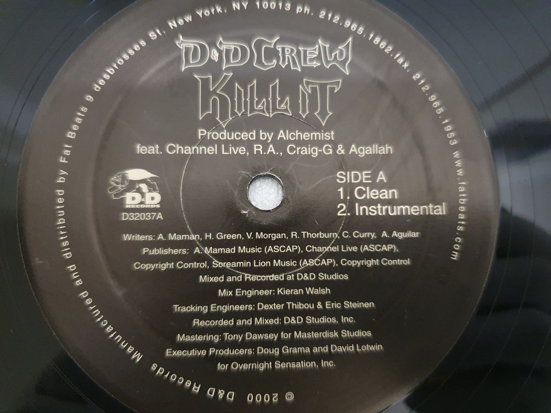 Schallplatten: D & D Crew – Kill It (Hip Hop) – Gebraucht aus Uster von Vinyl-Leidenschaft 3