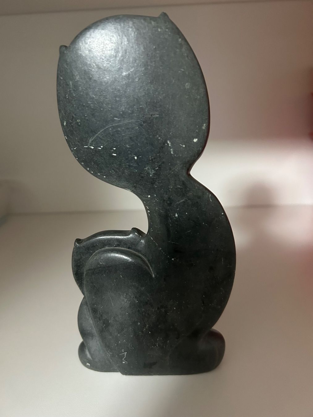 Figurines: Steinskulptur Eulenfigur Mutter Kind handgeschnitzt Zusta... – D'occasion à Schötz par chousan 1