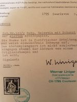 2925C) 141y, Sitzende Helvetia mit Attest Kt. 550.-