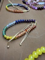 Chakra bracelets gemstone bead set new 9 units