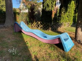 Grosse GFK-Wellenrutsche ca. 3.5 m – Spielplatzrutsche